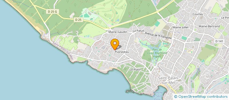 localisation de l'entreprise MONSIEUR LOUIS BOILLON  SAINT-PALAIS-SUR-MER