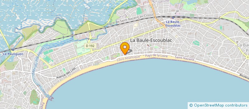 localisation de l'entreprise MONSIEUR LOUIS BOITTIN à LA BAULE-ESCOUBLAC