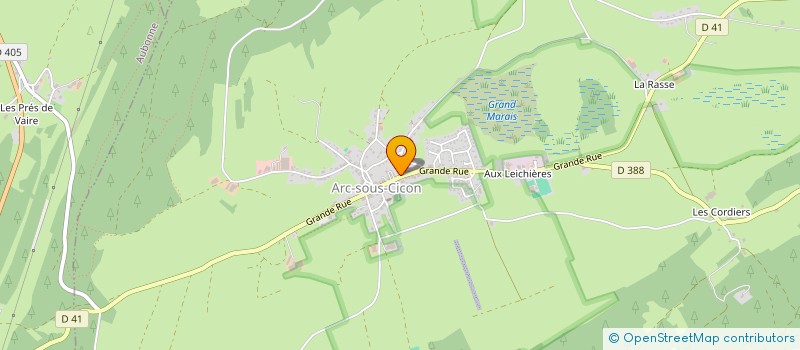 localisation de l'entreprise MONSIEUR LOUIS BOLE DU CHOMONT  EVILLERS