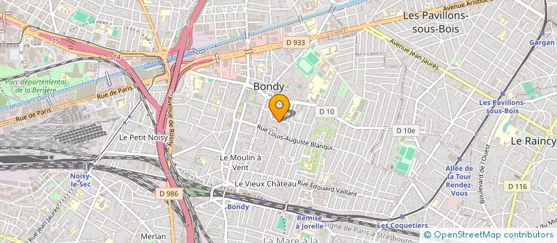 localisation de l'entreprise MONSIEUR LOUIS BOLEMBA à CLICHY
