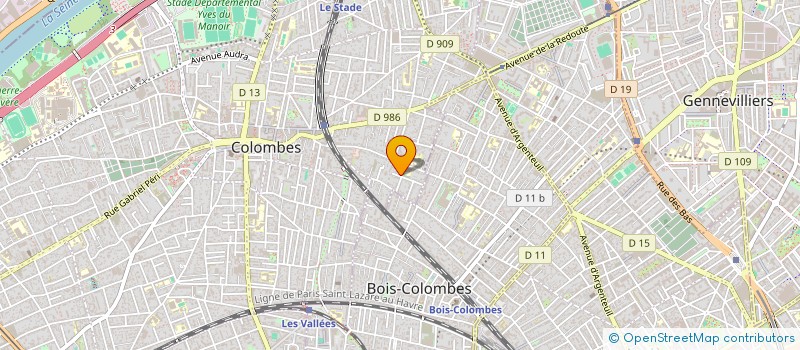 localisation de l'entreprise MONSIEUR LOUIS BOLZINGER à COLOMBES