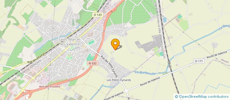 localisation de l'entreprise MONSIEUR LOUIS BOMPARD à SAINT-MARCEL-LES-VALENCE