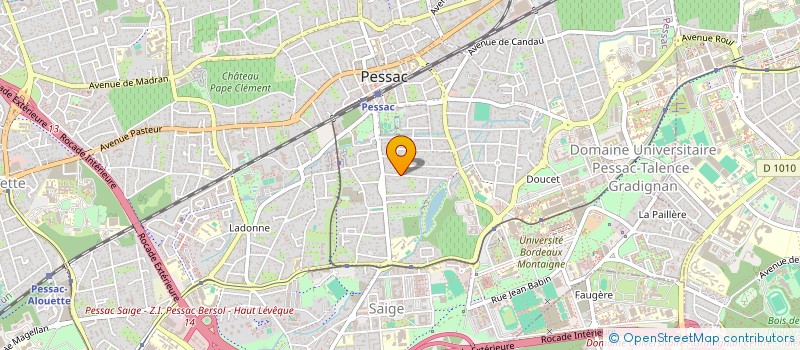 localisation de l'entreprise MONSIEUR LOUIS BONEIN  PESSAC