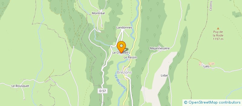 localisation de l'entreprise MONSIEUR LOUIS BONIFACIE à CEZENS