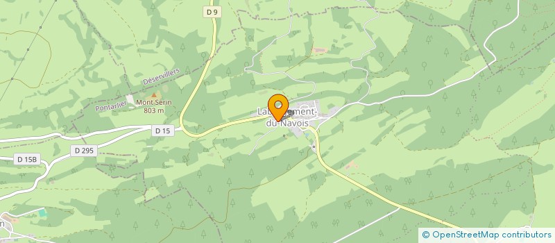 localisation de l'entreprise MONSIEUR LOUIS BONJOUR  LEVIER