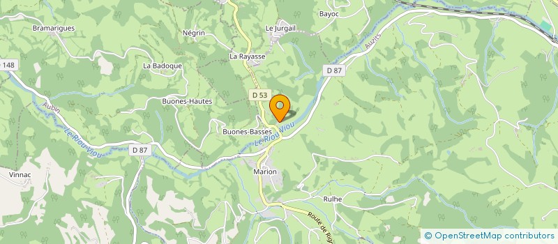 localisation de l'entreprise MONSIEUR LOUIS BONNAFOUX  AUZITS