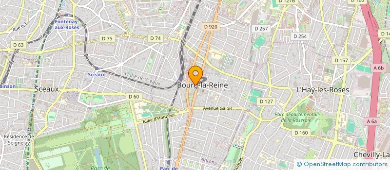 localisation de l'entreprise MONSIEUR LOUIS BONNEFOY à BOURG-LA-REINE