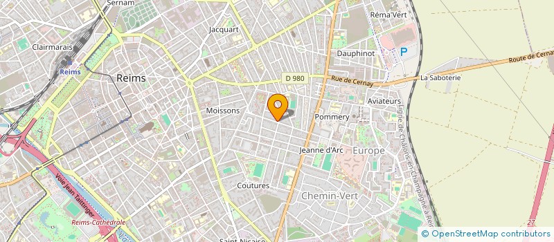 localisation de l'entreprise MONSIEUR LOUIS BONNET à REIMS