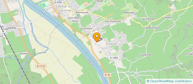 localisation de l'entreprise MONSIEUR LOUIS BORD  LOUPIAC