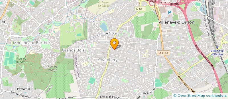 localisation de l'entreprise MONSIEUR LOUIS BORDAZ à VILLENAVE-D'ORNON