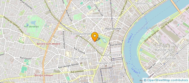 localisation de l'entreprise MONSIEUR LOUIS BORDEAU  BORDEAUX