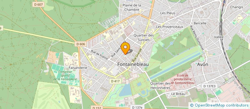 localisation de l'entreprise MONSIEUR LOUIS BORDENAVE--MUTSCHLER  FONTAINEBLEAU