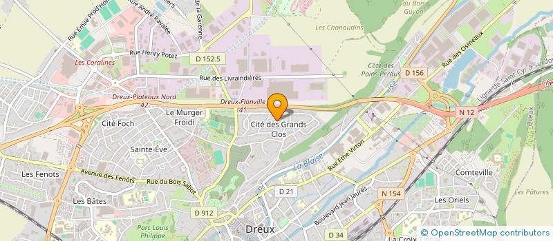 localisation de l'entreprise MONSIEUR LOUIS BORGEAIS à DREUX