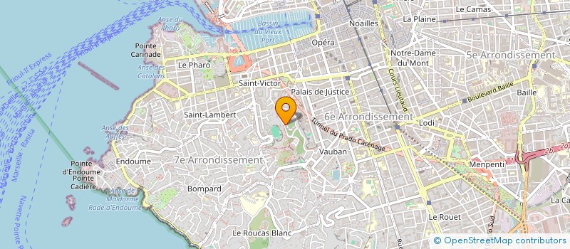 localisation de l'entreprise MONSIEUR LOUIS BOS à MARSEILLE 6EME