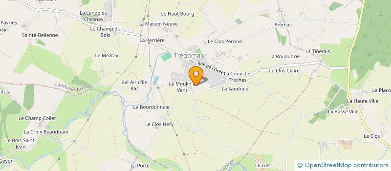 localisation de l'entreprise MONSIEUR LOUIS BOSCHER à LAMBALLE-ARMOR