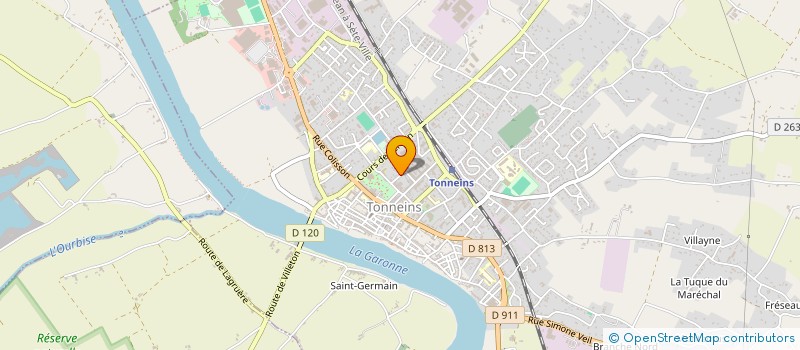 localisation de l'entreprise MONSIEUR LOUIS BOSELLI  TONNEINS