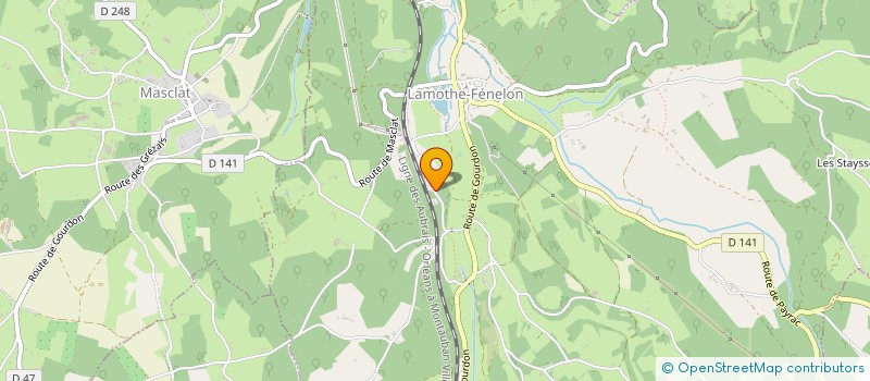 localisation de l'entreprise MONSIEUR LOUIS BOUCHET  LAMOTHE-FENELON