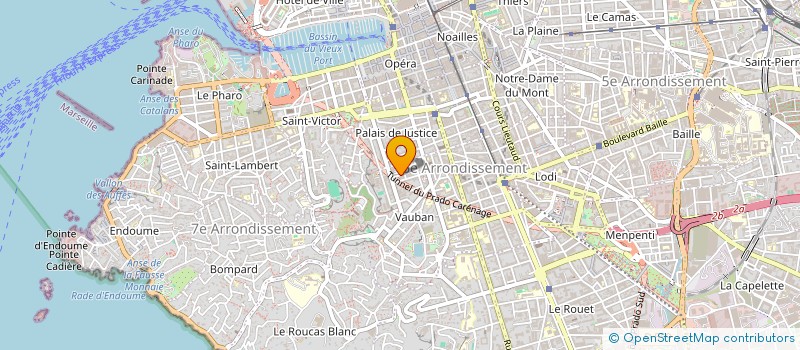 localisation de l'entreprise MONSIEUR LOUIS BOUCRAUT  MARSEILLE