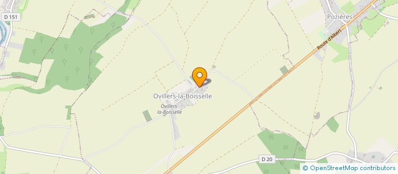 localisation de l'entreprise MONSIEUR LOUIS BOUDET  OVILLERS-LA-BOISSELLE