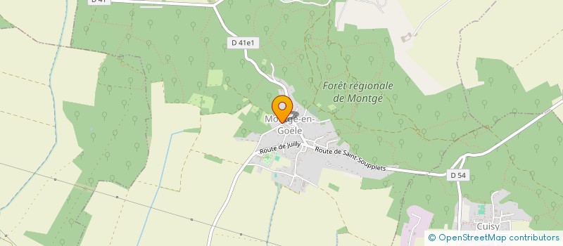 localisation de l'entreprise MONSIEUR LOUIS BOUFFARD  MONTGE-EN-GOELE