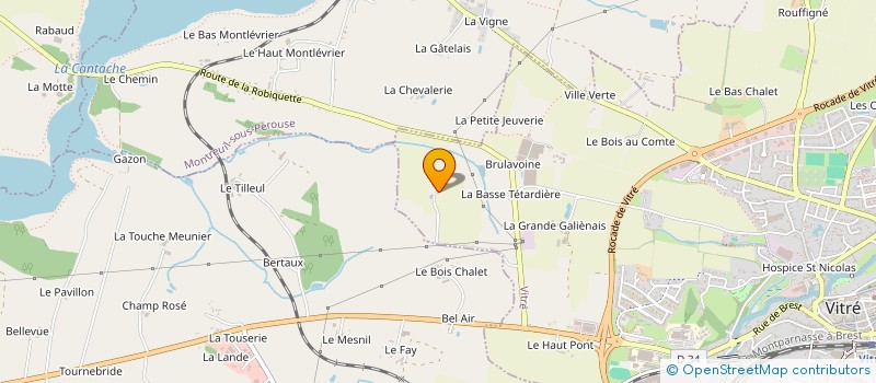 localisation de l'entreprise MONSIEUR LOUIS BOUHOUR à VITRE
