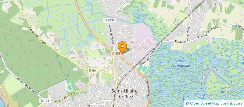 localisation de l'entreprise MONSIEUR LOUIS BOULINEAU à SAINT-HILAIRE-DE-RIEZ