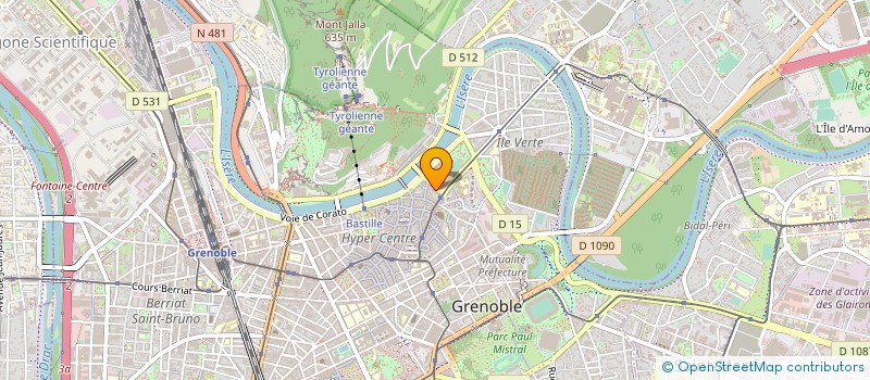 localisation de l'entreprise MONSIEUR LOUIS BOURDAT à GRENOBLE