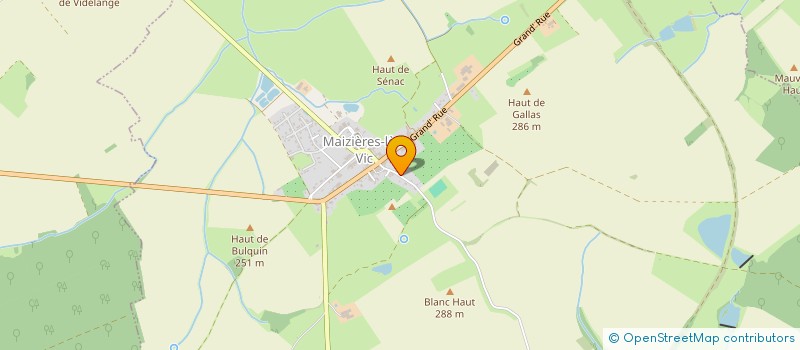 localisation de l'entreprise MONSIEUR LOUIS BOURGEOIS  MAIZIERES-LES-VIC