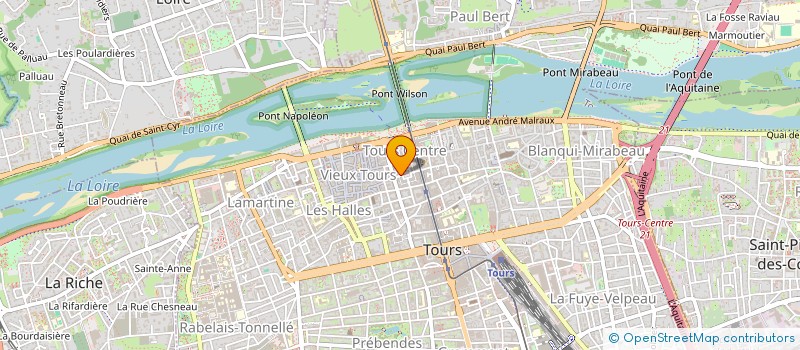 localisation de l'entreprise MONSIEUR LOUIS BOURGEOIS  TOURS