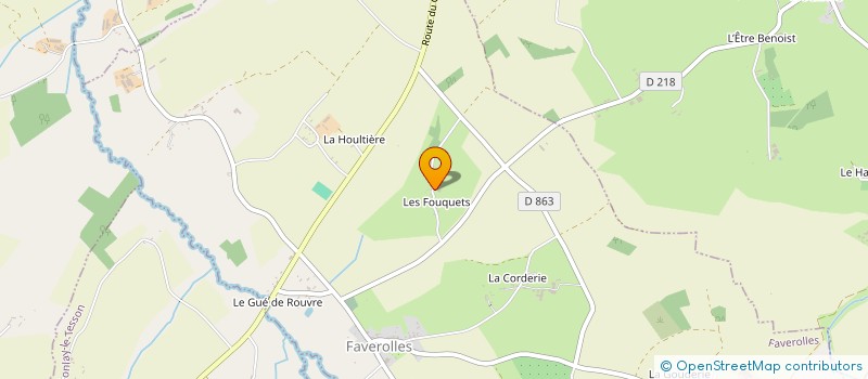 localisation de l'entreprise MONSIEUR LOUIS BOURGERY à FAVEROLLES