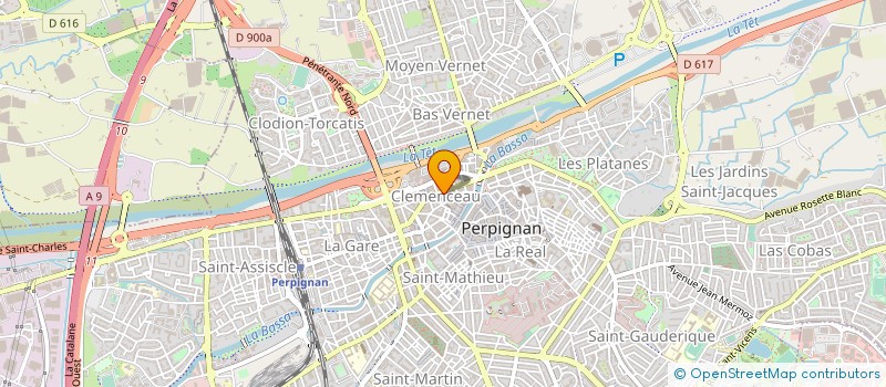 localisation de l'entreprise MONSIEUR LOUIS BOURRIER  PERPIGNAN