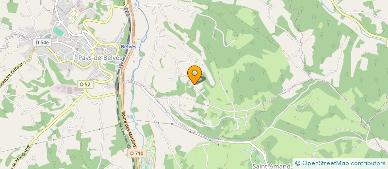 localisation de l'entreprise MONSIEUR LOUIS BOUSCAILLOU  PAYS DE BELVES