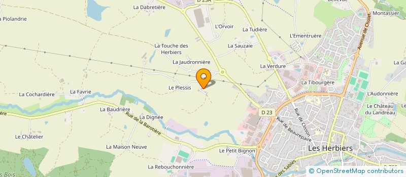localisation de l'entreprise MONSIEUR LOUIS BOUSSEAU à CHANVERRIE