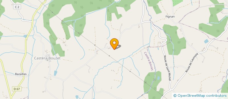 localisation de l'entreprise MONSIEUR LOUIS BOUTEVIN  CASTERA-BOUZET