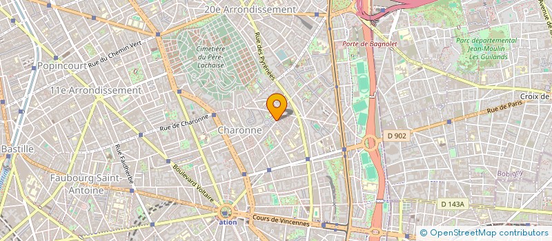 localisation de l'entreprise MONSIEUR LOUIS BOUVIER  PARIS