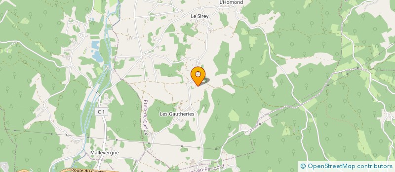 localisation de l'entreprise MONSIEUR LOUIS BOUYSSONNIE  SIMEYROLS