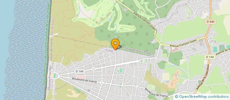 localisation de l'entreprise MONSIEUR LOUIS BOYAVAL  CUCQ