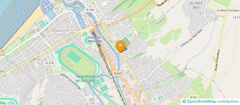 localisation de l'entreprise MONSIEUR LOUIS BOYER  TROUVILLE-SUR-MER