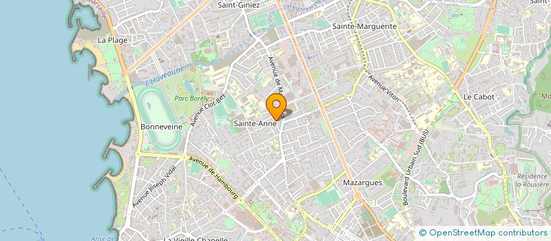 localisation de l'entreprise MONSIEUR LOUIS BOYER à MARSEILLE 8EME