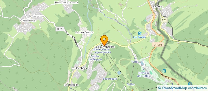 localisation de l'entreprise MONSIEUR LOUIS BRACHET à PREMANON