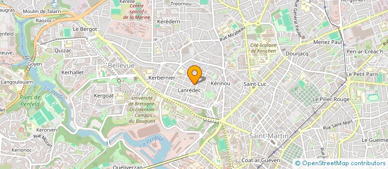 localisation de l'entreprise MONSIEUR LOUIS BRAMOULLE  BREST