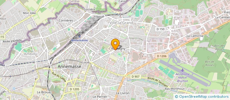 localisation de l'entreprise MONSIEUR LOUIS BRANCHE à ANNEMASSE
