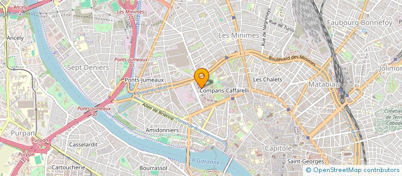 localisation de l'entreprise MONSIEUR LOUIS BRAYLE  TOULOUSE