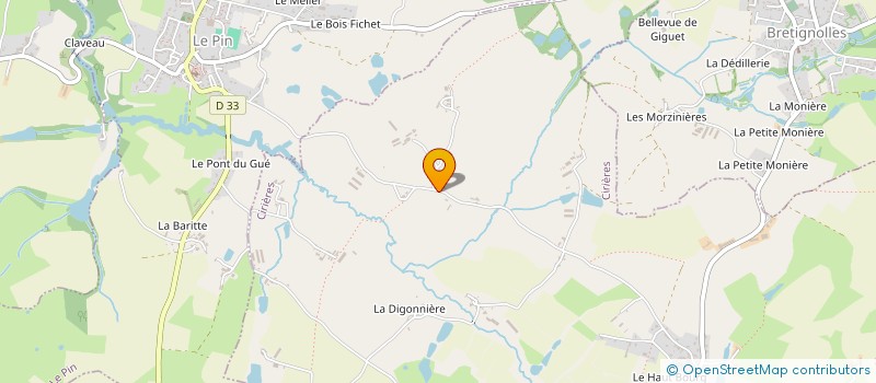 localisation de l'entreprise MONSIEUR LOUIS BREMAUD  CIRIERES