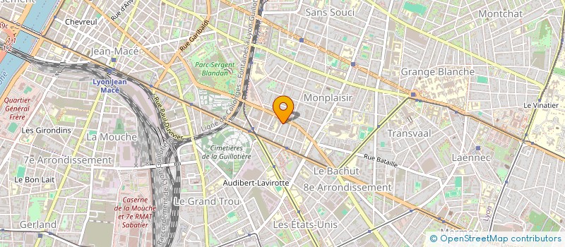 localisation de l'entreprise MONSIEUR LOUIS BRESSON  LYON