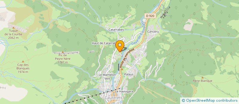 localisation de l'entreprise MONSIEUR LOUIS BRET à CAUTERETS