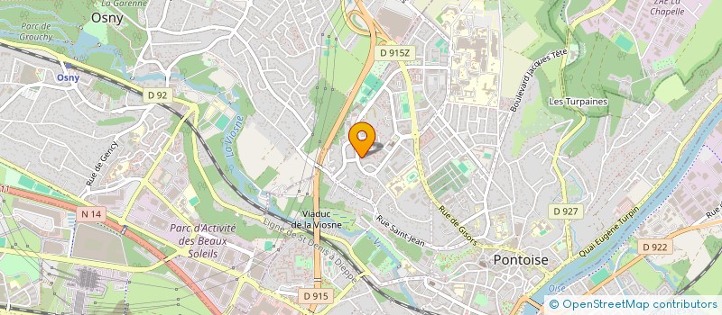 localisation de l'entreprise MONSIEUR LOUIS BRETONNIERE à PONTOISE