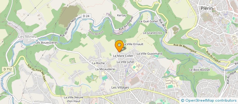 localisation de l'entreprise MONSIEUR LOUIS BRIAND à SAINT-BRIEUC