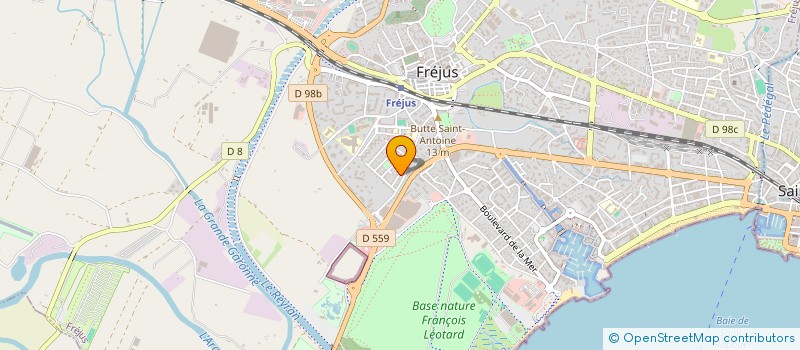 localisation de l'entreprise MONSIEUR LOUIS BRIATORE à FREJUS