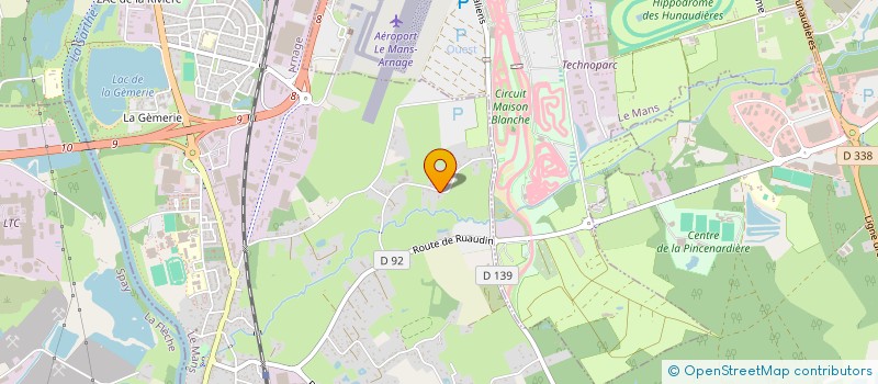 localisation de l'entreprise MONSIEUR LOUIS BRIEL à ARNAGE